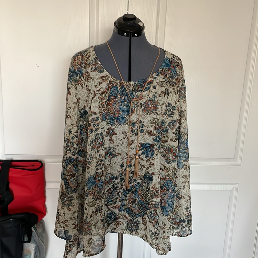 Unity Wolf Wear Tunic high low Women’s Size 3X
